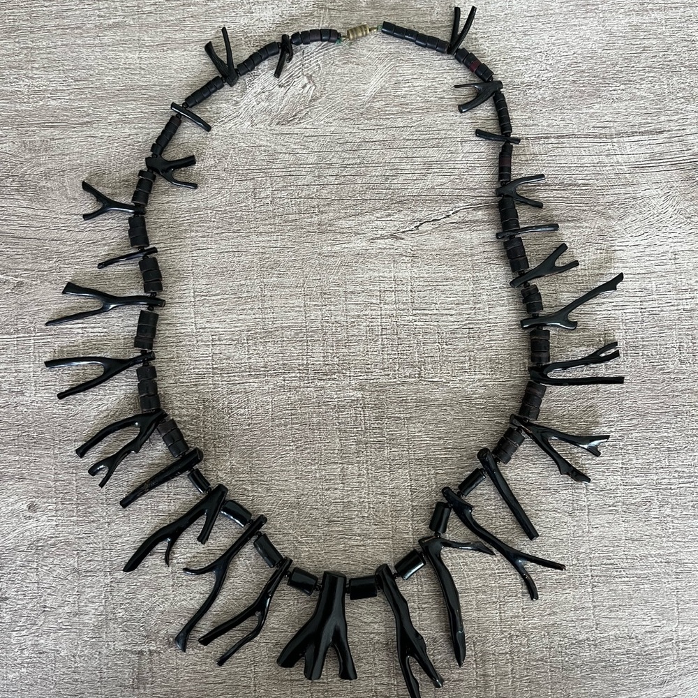 Black Coral Necklace